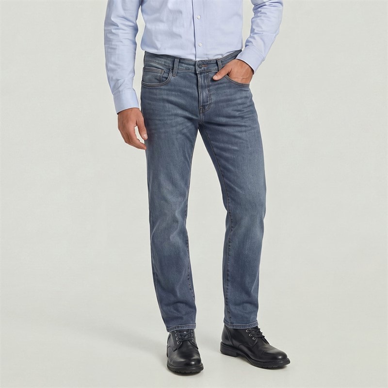 G-STAR Mens 3301 Straight Leg Jeans Medium Blue