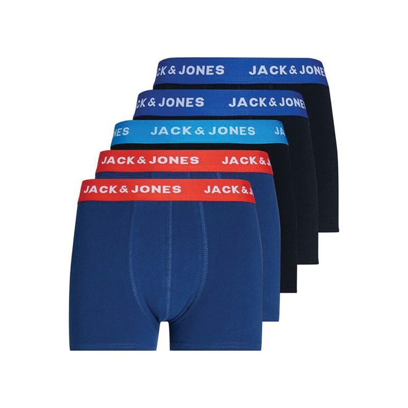 JACK & JONES Boys Five Pack Lee Trunks Surf The Web