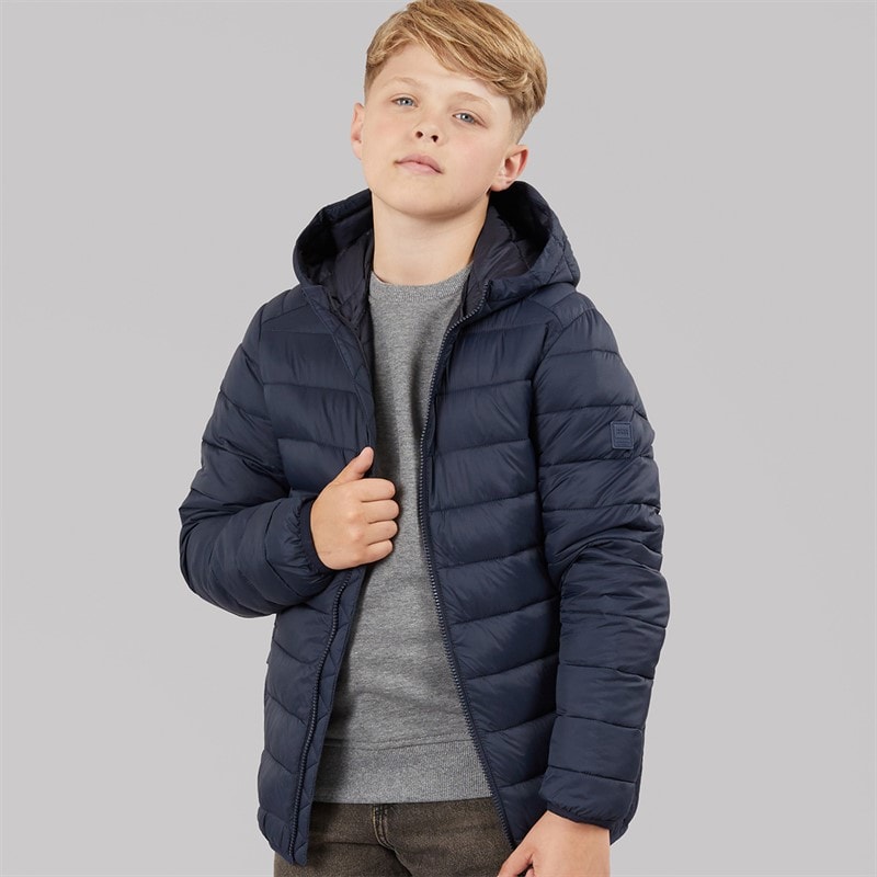 JACK & JONES Boys Bradley Light Puffer Jacket Sky Captain