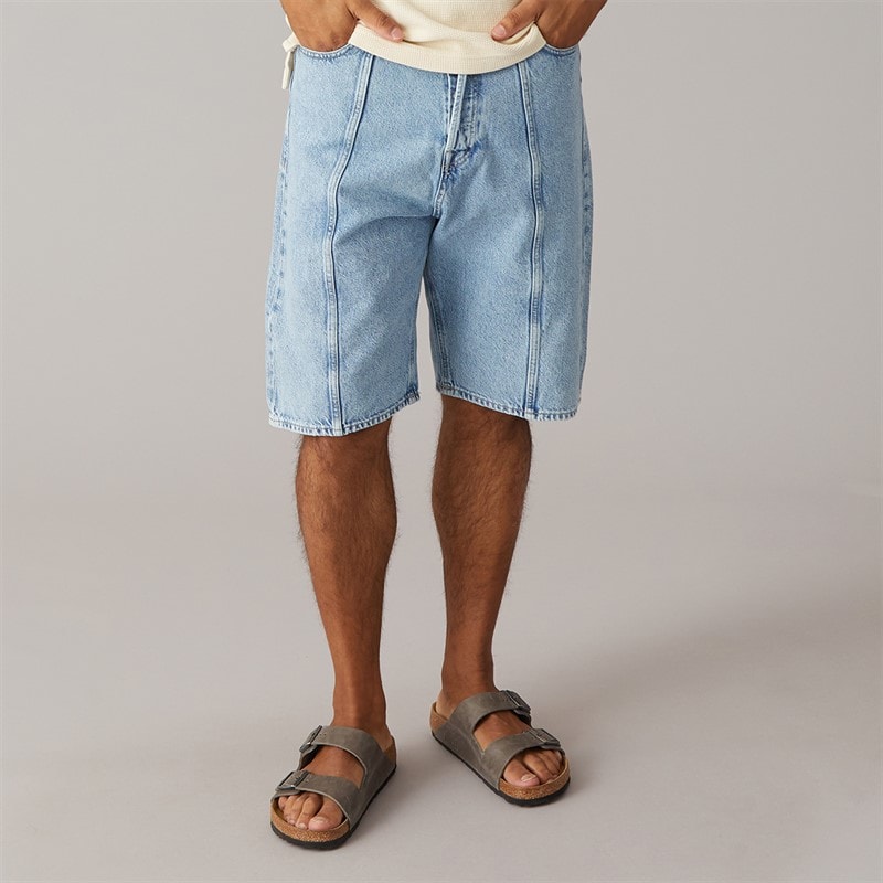 JACK & JONES Mens Ron Original Shorts SQ 291 Blue Denim
