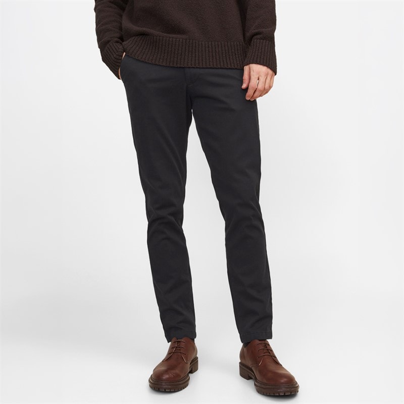 JACK & JONES Mens Marco Dave Chinos Black
