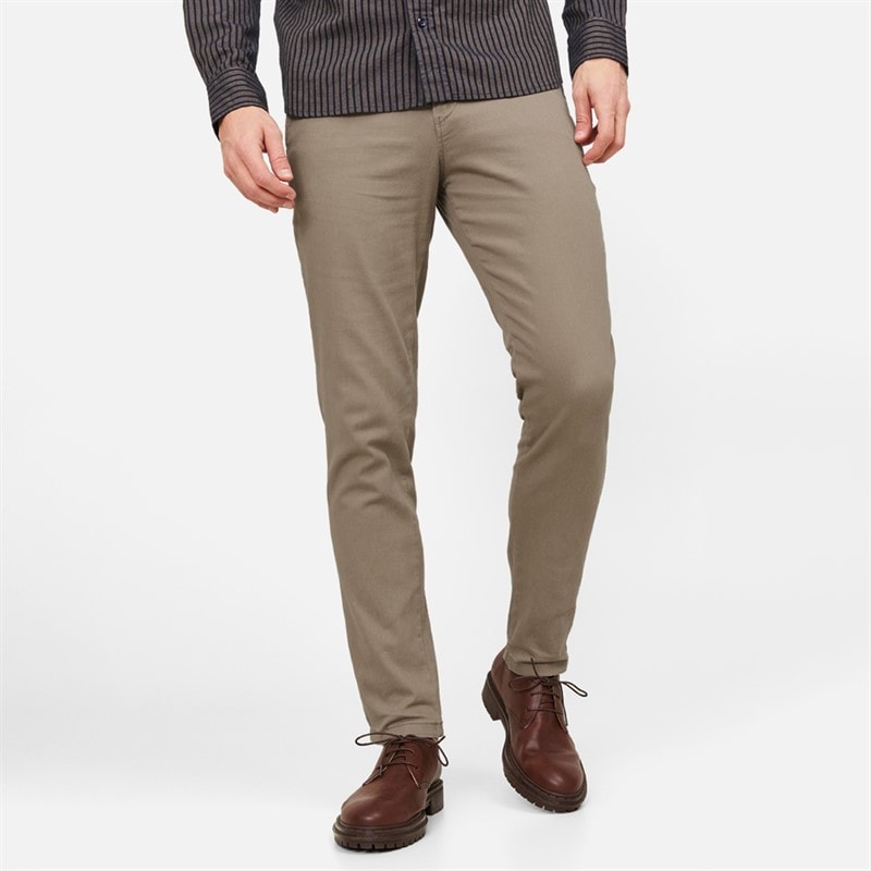 JACK & JONES Mens Marco Dave Chinos Beige
