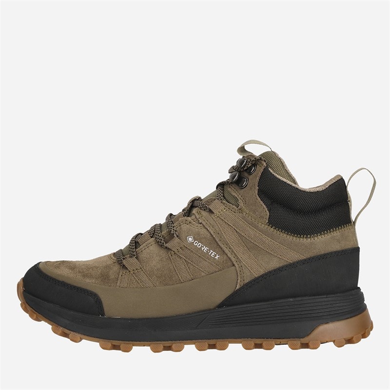 Clarks Mens Atl Trek Rise GTX Shoes Dark Olive Sde