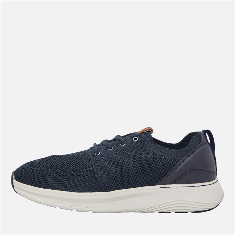 Clarks Mens Motion Trek Trainers Mx Navy
