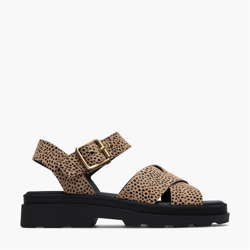 Clarks Womens Orinoco 3 Cove Sandals Animal Print