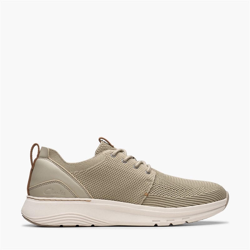 Clarks Mens Motion Trek Trainers Mx Khaki