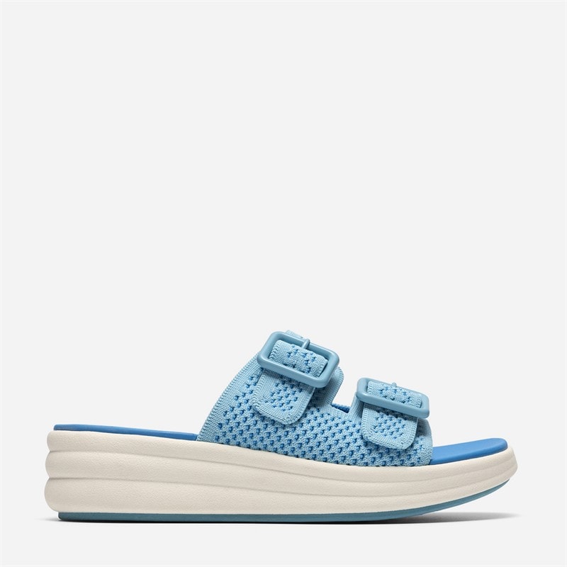 Clarks Womens Drift Faye Sandals Bright Blue