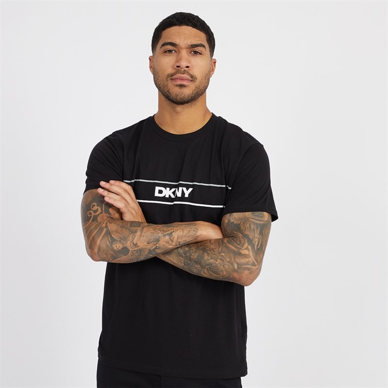 DKNY Mens Cavaliers T-Shirt Black