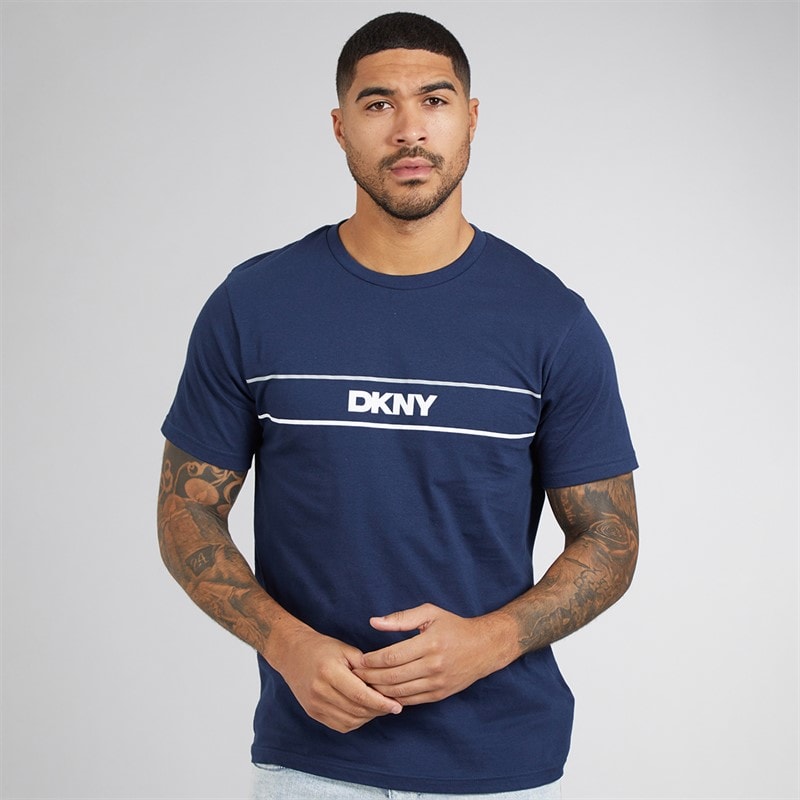 DKNY Mens Cavaliers T-Shirt Navy