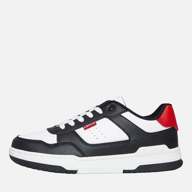 Levi's Junior John Sneakers Black/White/Red 0230 Black White Red 0230