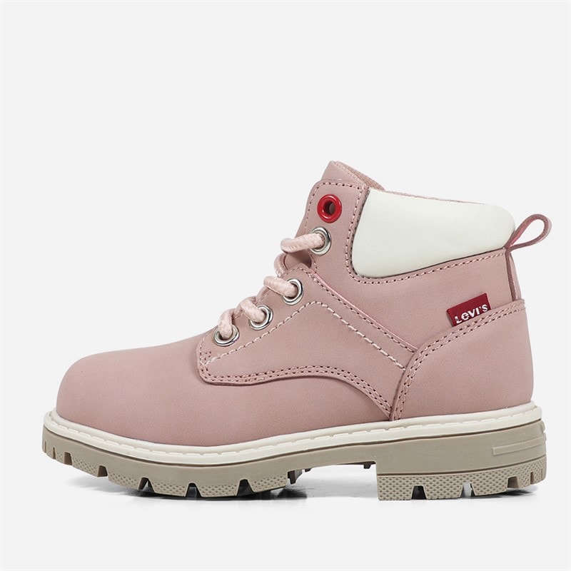 Levi's Infant Girls Jax Plus Mini Boots Pink Ecru 4649