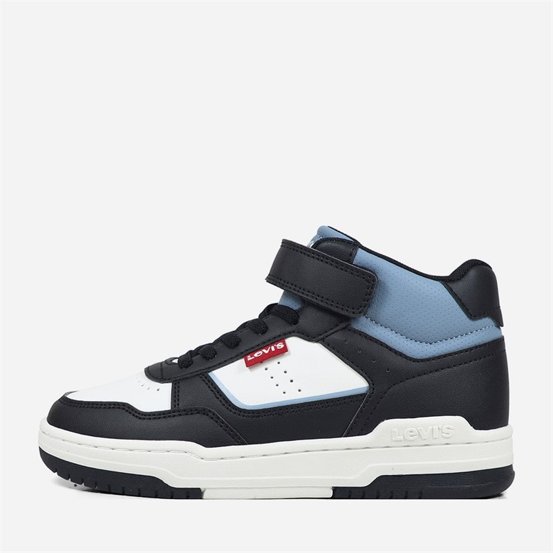 Levi's Kids John Se Mid Sneakers Black Off White 0600