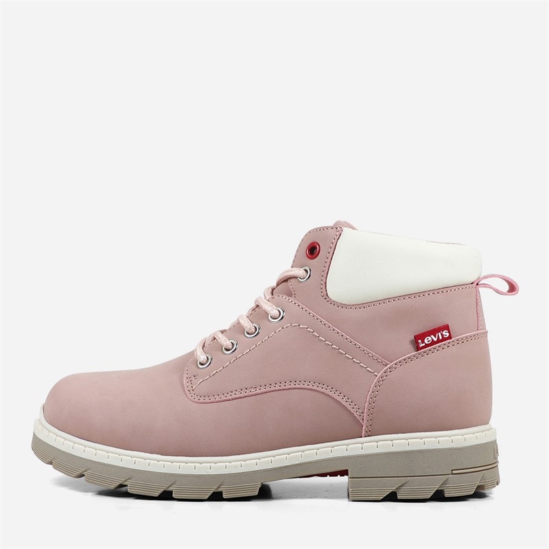 Levi's Junior Girls Jax Plus Boots Pink/Ecru 4649