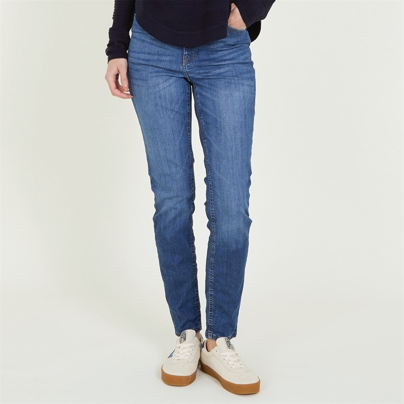 Noisy May Womens Satty Skinny Jeans Medium Blue Denim