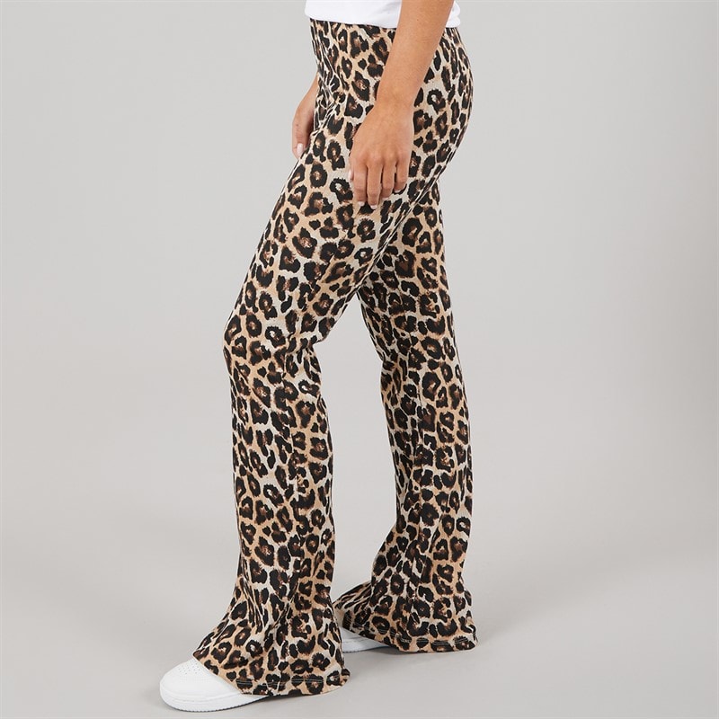 Noisy May Womens Pasa Flared Trousers Black