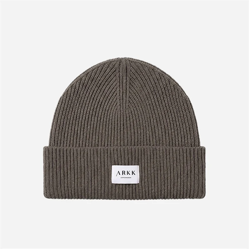 ARKK Copenhagen Signature Cuffed Beanie Dark Grey
