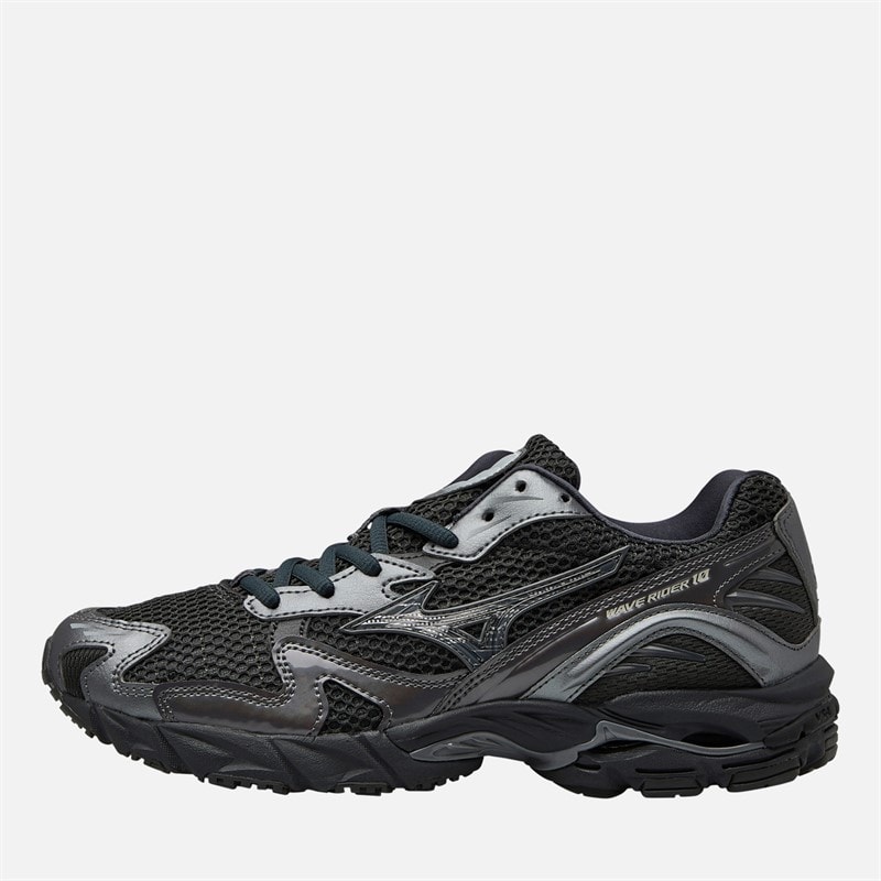 Mizuno Wave Rider 10 Trainers Black Sand/Black Sand/Metallic Gray