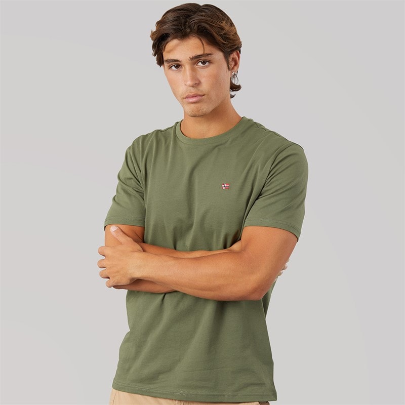 Napapijri Mens Salis T-Shirt Tea Leaf