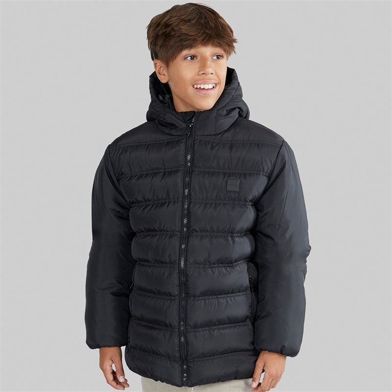 NICCE Boys Bluster Hooded Padded Coat Black