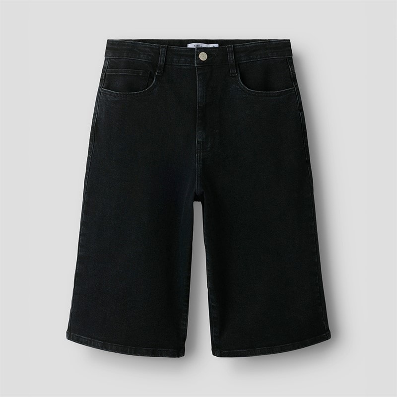 Name It Boys Ben Skater Denim Jorts Black Denim