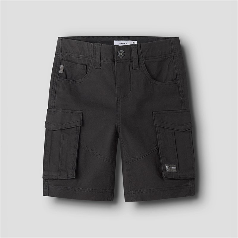 Name It Boys Ryan Shorts Black Oyster