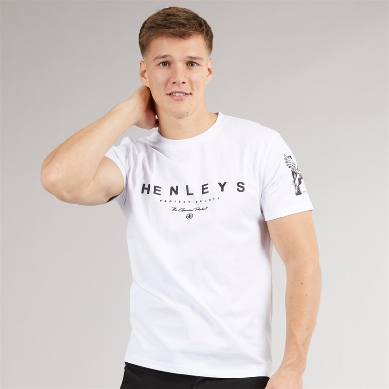 Henleys Mens Hentyme T-Shirt White