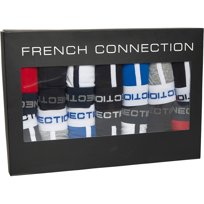 French Connection Mens 14 Pack Boxer Trunks Multi