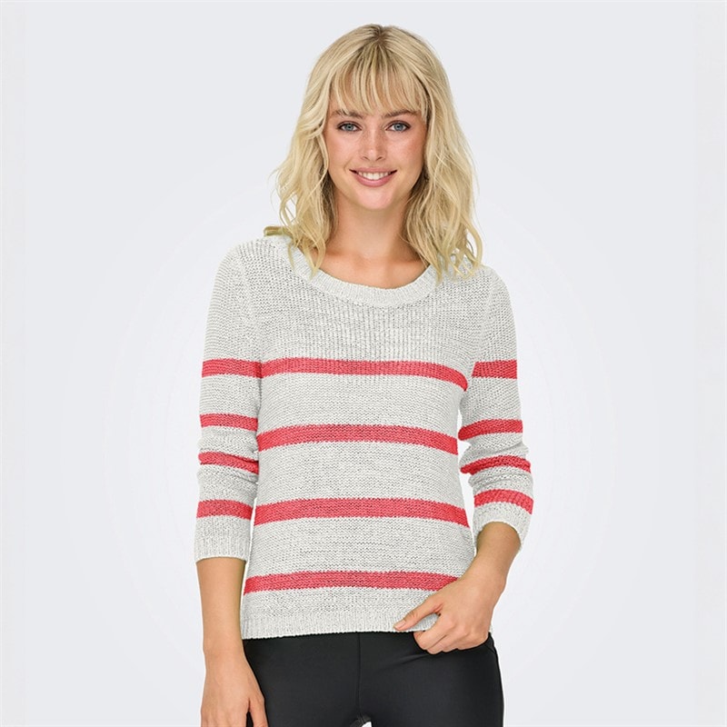 Only Womens Geena Pullover Jumper Cloud Dancer