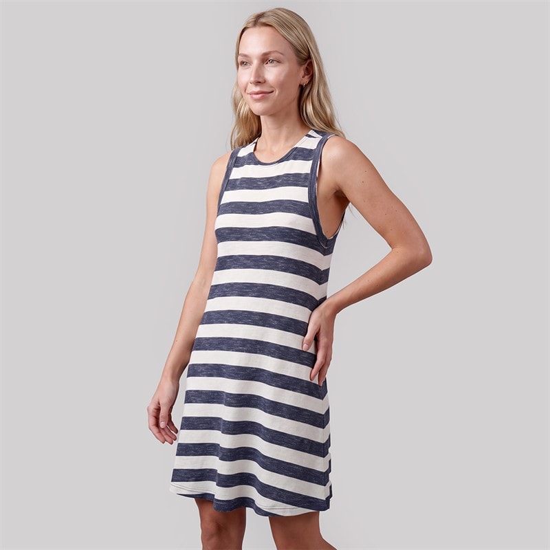 Only Womens Edea Short Sleeve Dress Ombre Blue