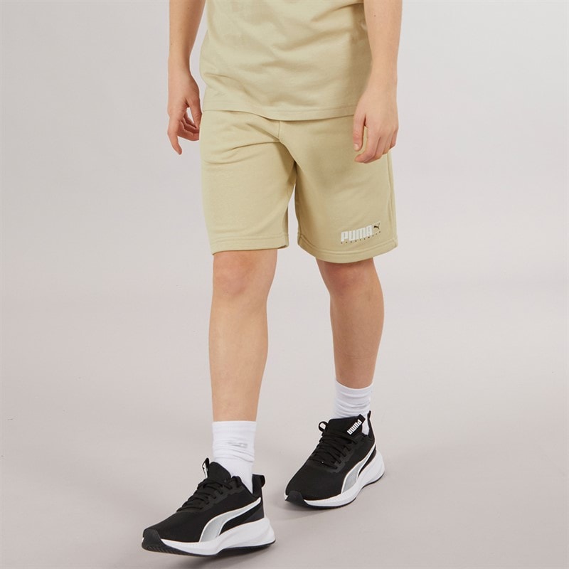 Puma Boys Graphic Shorts Putty