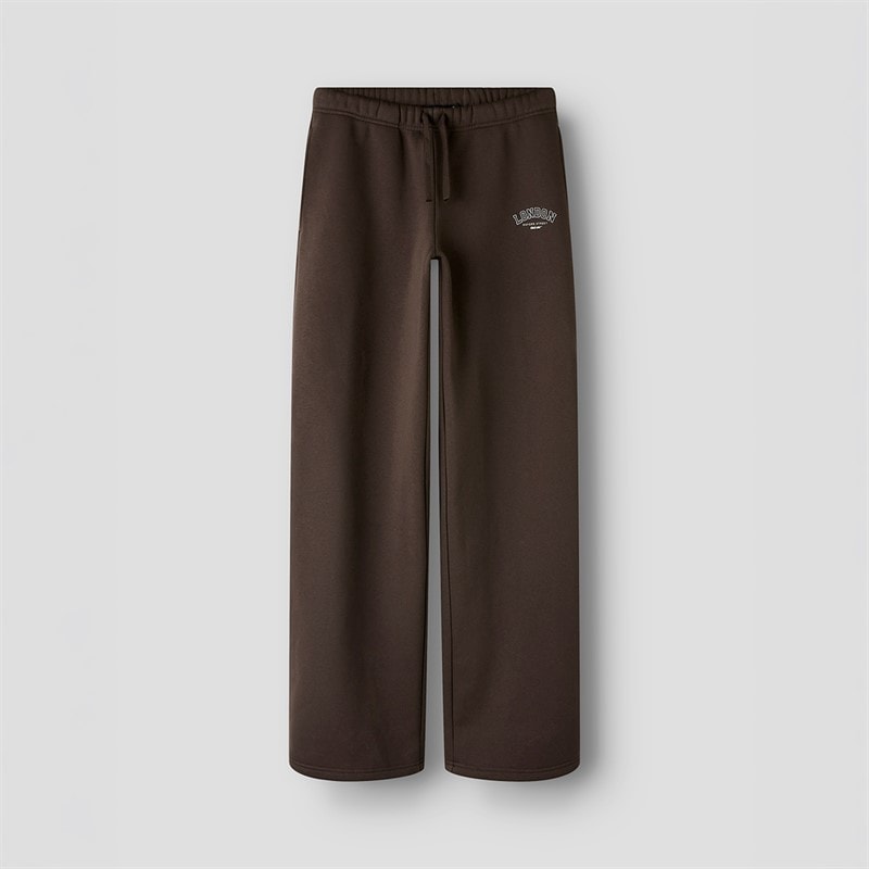 LMTD Girls Faris Wide Leg Joggers Chocolate Brown