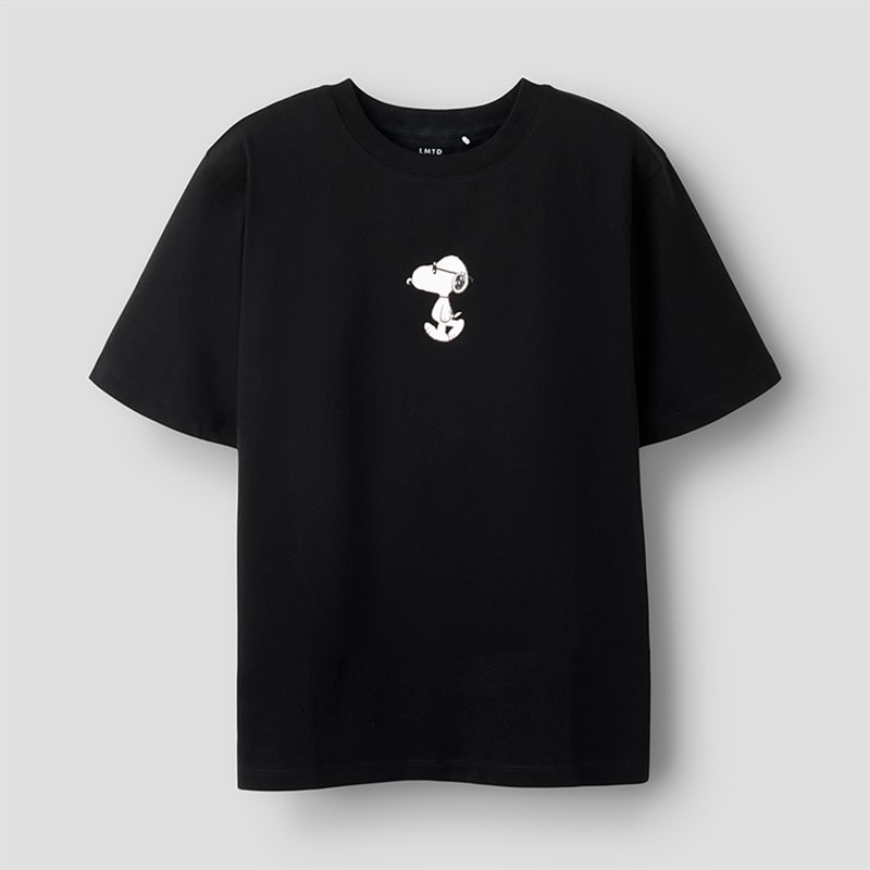 LMTD Boys Affy Snoopy T-Shirt Black