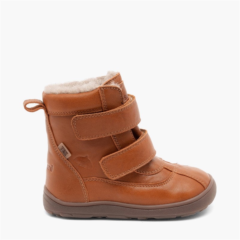 Bisgaard Kids Benny Barefoot Tex Boots Cognac