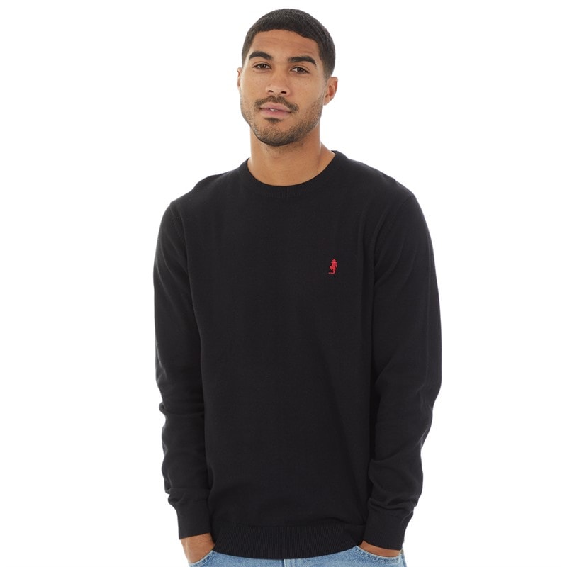 MCS Mens Crew Neck Ellison Knit Jumper Tap Shoe