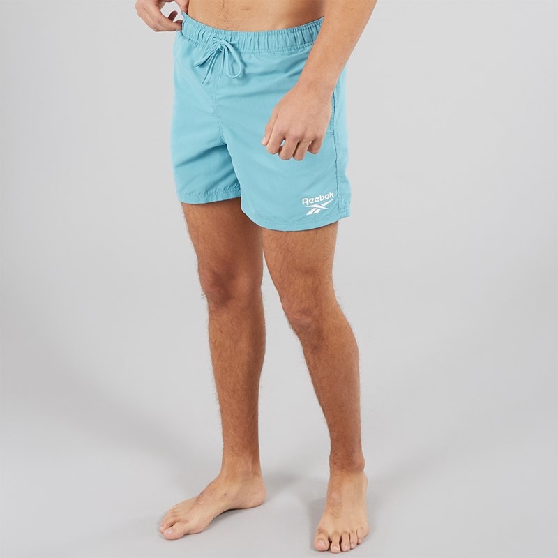 Reebok Mens Yale Swim Shorts Warped Blue