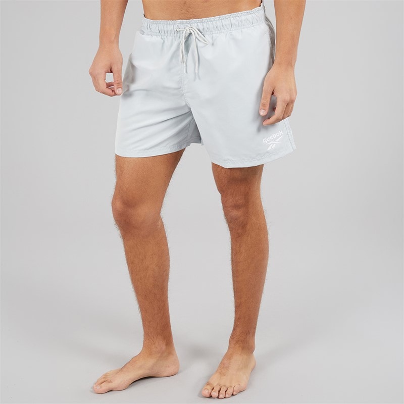 Reebok Mens Yale Swim Shorts Simple Grey