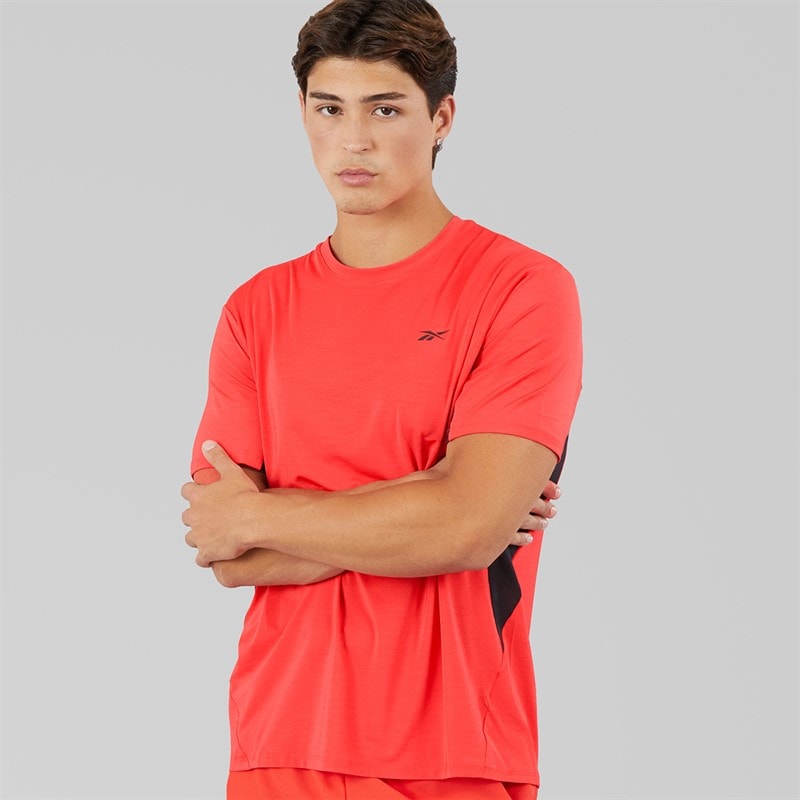 Reebok Mens Athlete 2.0 T-Shirt Energy Red