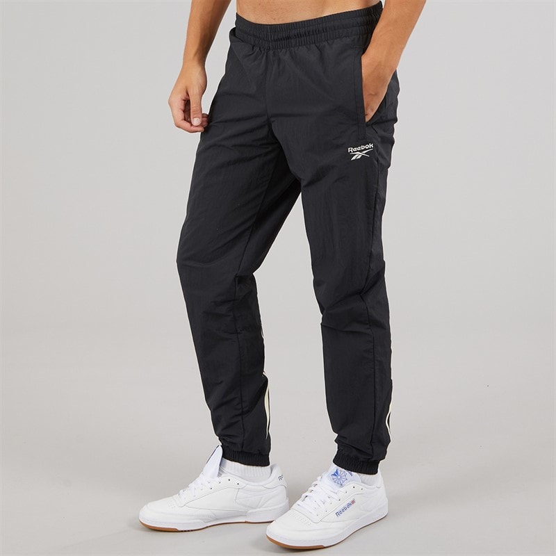 Reebok Mens Classics Vector Woven Trackpants Night Black