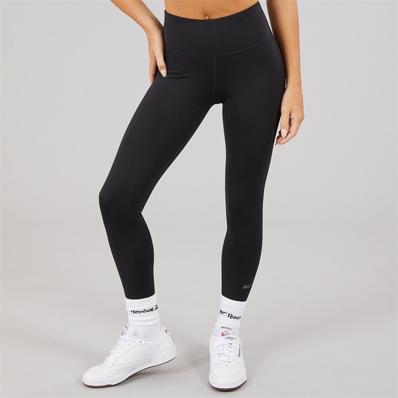 Reebok Womens Active Collective Dreamblend 7/8 Tight Leggings Black
