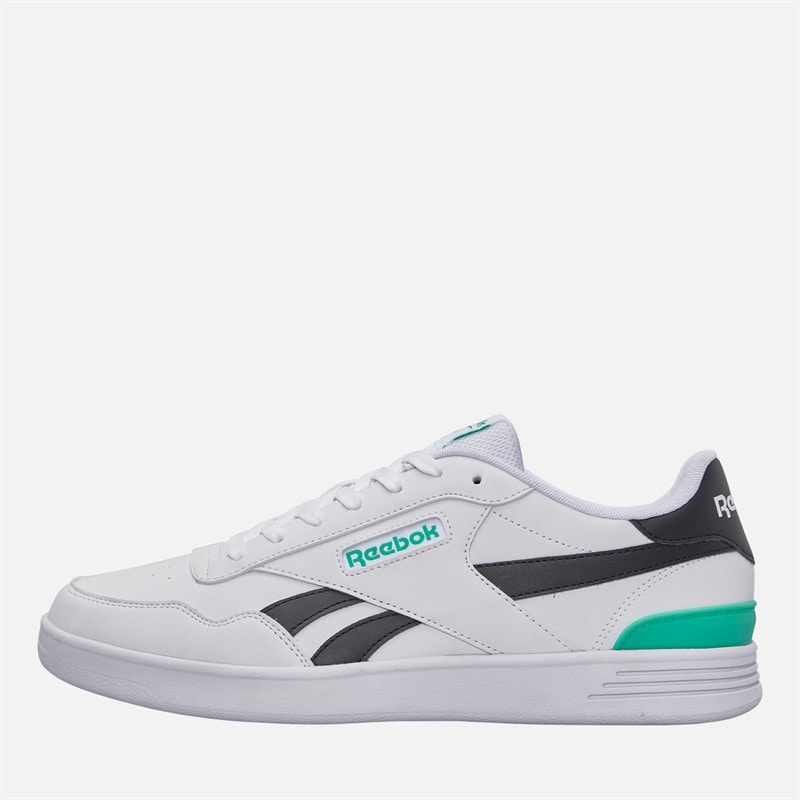 Reebok Court Advance Clip Trainers White/Black/Team Teal