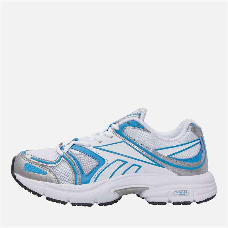 Reebok Womens X Angel Reese RBK Premier Road Plus VI Trainers Silver/Always Blue/White