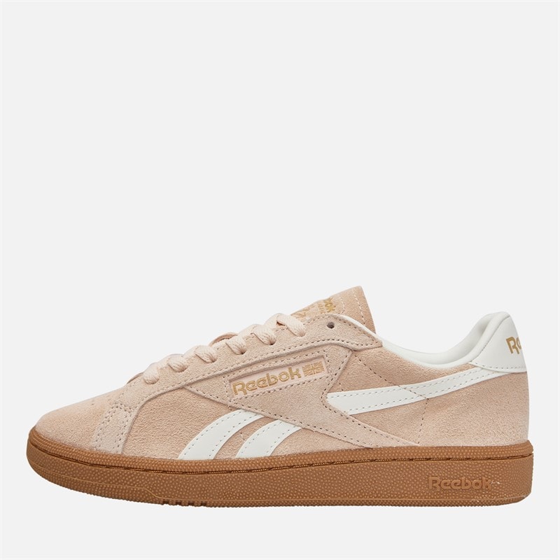 Reebok Womens Club C Grounds UK Trainers Washed Clay/Chalk/Gum