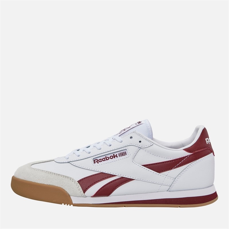 Reebok Campio XT Trainers White/Classic Burgundy/Gum