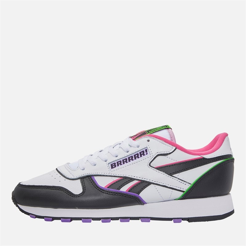Reebok X Anuel AA Classic Leather 'Soy Leyenda' Trainers Black/White/Pink