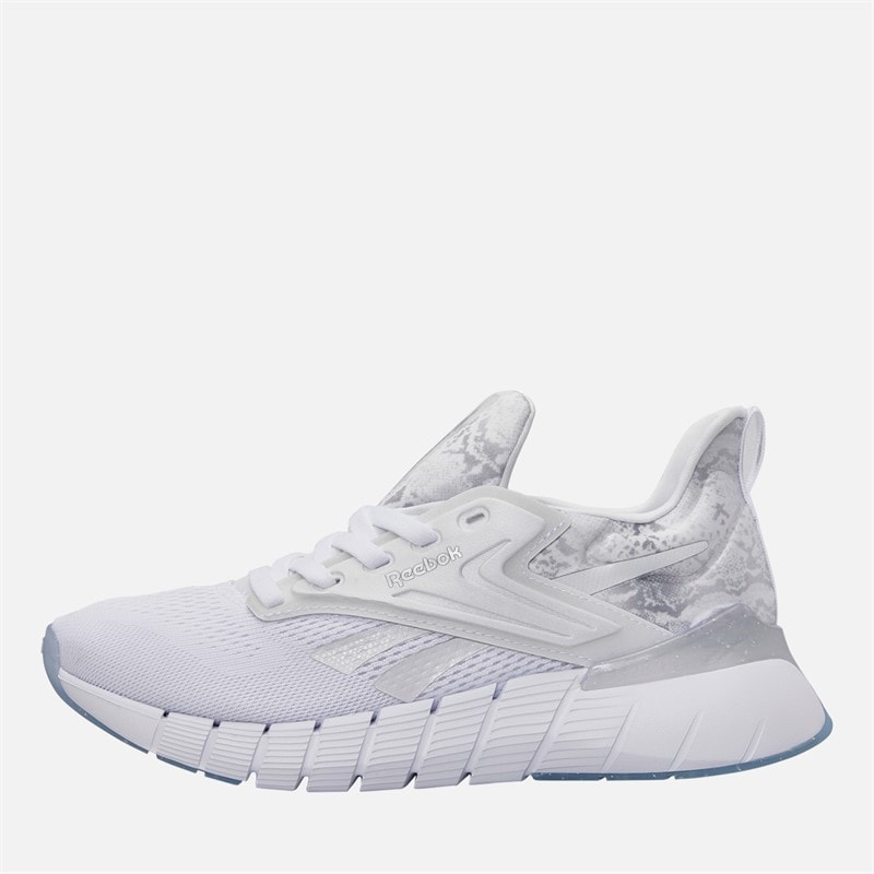 Reebok Womens Nano Gym Training Shoes White/Silver Metallic/Barely Grey