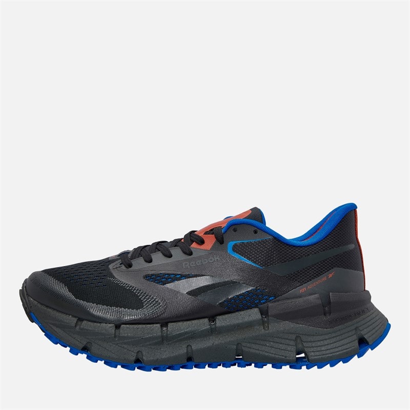 Reebok Mens FloatZig Adventure 1 Neutral Running Shoes Black/Grey/Optimum Blue
