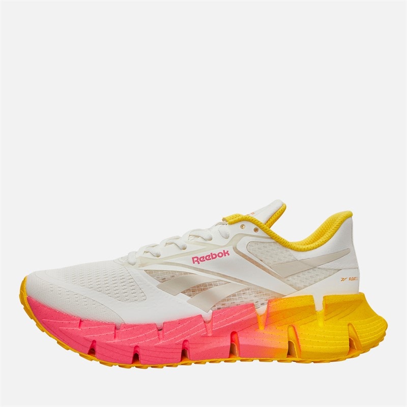 Reebok Womens FloatZig 1 Neutral Running Shoes Chalk/Sand/Atomic Pink