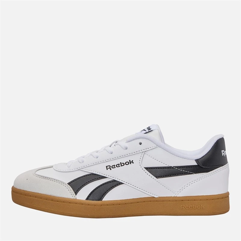 Reebok Junior Smash Edge Trainers White/Black/Gum