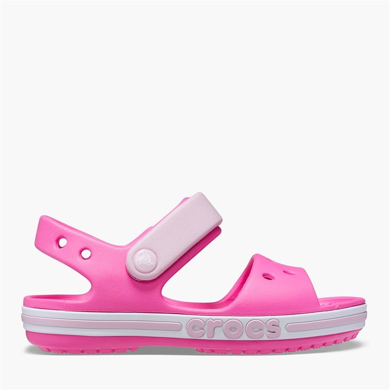Crocs Girls Bayaband K Sandals Electric Pink