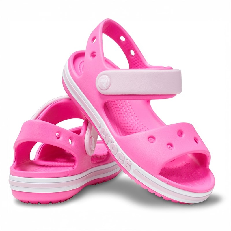 Crocs Girls Bayaband T Sandal Electric Pink